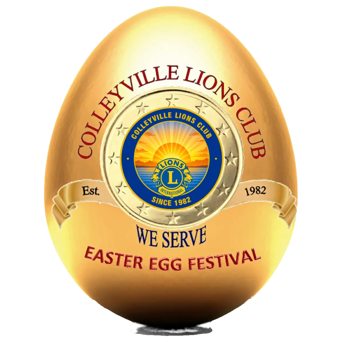 Colleyville Lions Club Easter Egg Festival Logo